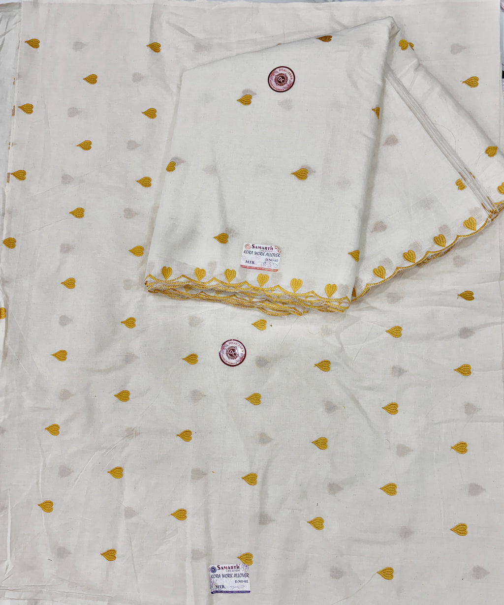 Kora Cotton Heart Design Fabric