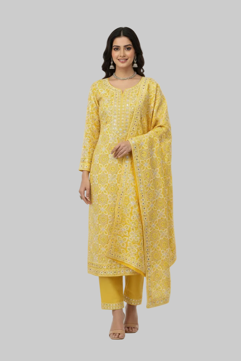 The Yellow Suit Fabric