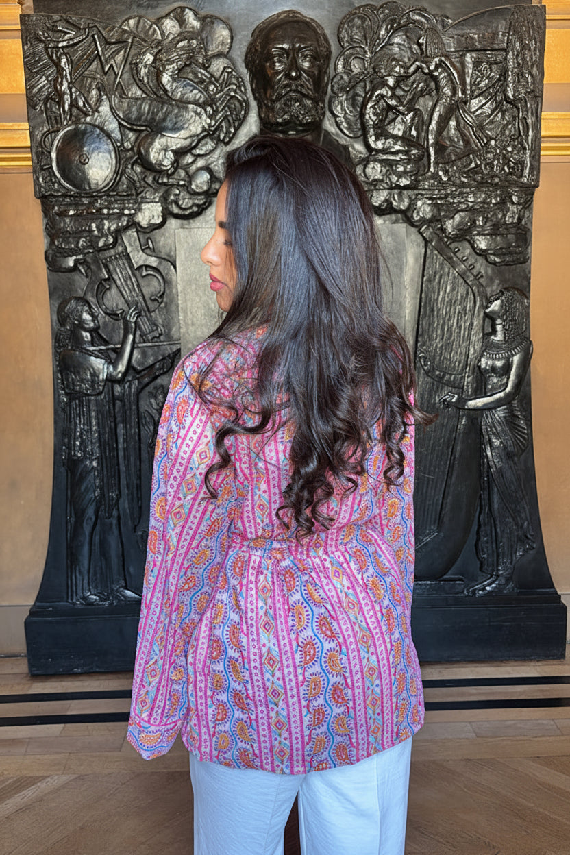 The Blush Paisley Luxe Fabric