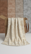 Champagne Ivory Silk Jacquard