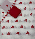 Polyester Cotton Heart Design